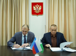 Глава города Алексей Петриченко и генеральный директор ООО «ТТК-Спецсервис» Анатолий Свиков подписали соглашение о сотрудничестве